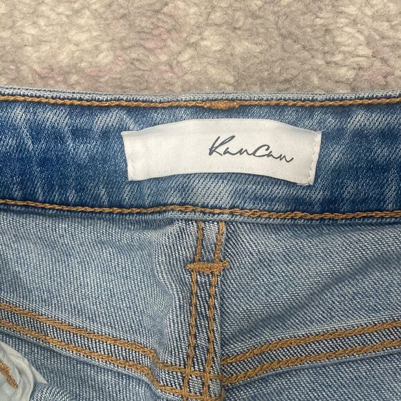 KanCan Women's Light Blue Estilo Signature High Rise Flare Stretch Jean 7/27 - Picture 4 of 6